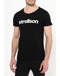 Мужская черная футболка от Strellson