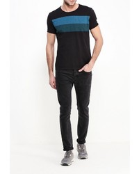 Мужская черная футболка от Strellson