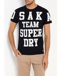 Мужская черная футболка от Superdry