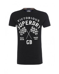 Мужская черная футболка от Superdry