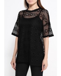 Женская черная футболка от Sweewe