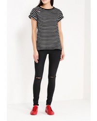 Женская черная футболка от Sweewe