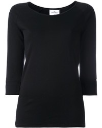 Женская черная футболка от THE WHITE BRIEFS