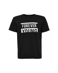 Мужская черная футболка от Tom Farr