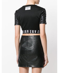 Женская черная футболка от Versus