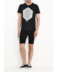 Мужская черная футболка от Top Secret