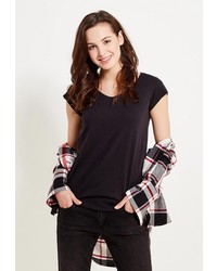 Женская черная футболка от Top Secret