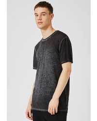 Мужская черная футболка от Topman