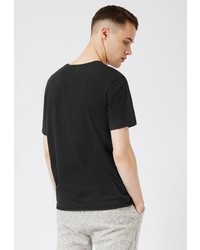 Мужская черная футболка от Topman