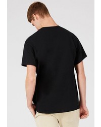 Мужская черная футболка от Topman