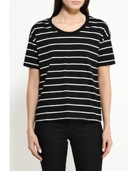 Женская черная футболка от Topshop