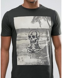 Мужская черная футболка от Globe