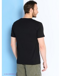 Мужская черная футболка от Trussardi