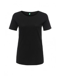 Женская черная футболка от United Colors of Benetton