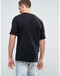 Мужская черная футболка от Benetton