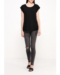 Женская черная футболка от Vero Moda