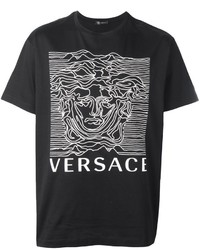 Мужская черная футболка от Versace