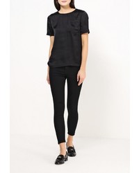 Женская черная футболка от Warehouse