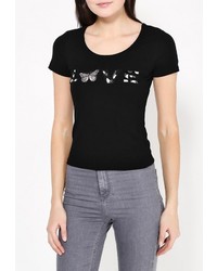 Женская черная футболка от Zeza