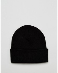 Мужская черная шапка с принтом от Hype