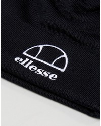 Мужская черная шапка с принтом от Ellesse