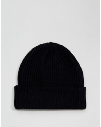 Мужская черная шапка с принтом от Champion