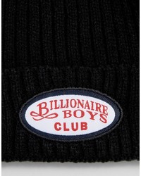 Мужская черная шапка с принтом от Billionaire Boys Club