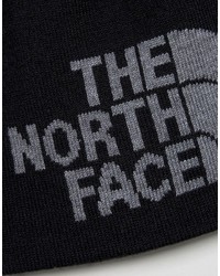 Мужская черная шапка с принтом от The North Face