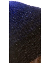 Женская черная шапка от Eugenia Kim