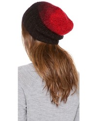Женская черная шапка от Eugenia Kim