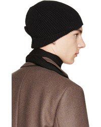 Мужская черная шапка от Lanvin