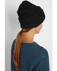 Женская черная шапка от The Elder Statesman