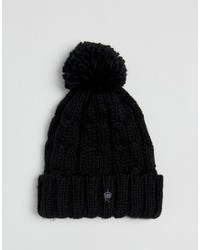 Мужская черная шапка от French Connection