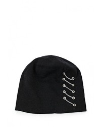 Женская черная шапка от Fabretti