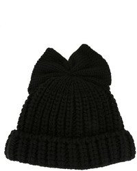 Женская черная шапка от Federica Moretti