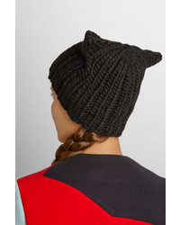 Женская черная шапка от Eugenia Kim