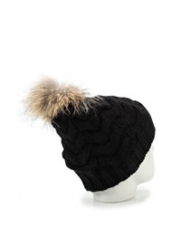 Женская черная шапка от Ferz