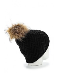 Женская черная шапка от Ferz