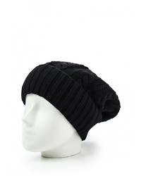 Женская черная шапка от Fete