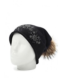 Женская черная шапка от Fete