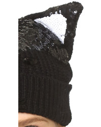 Женская черная шапка от Markus Lupfer