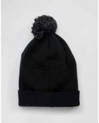 Мужская черная шапка от Reclaimed Vintage