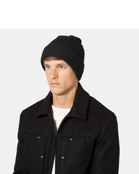 Мужская черная шапка от Acne Studios