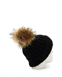 Женская черная шапка от Le camp