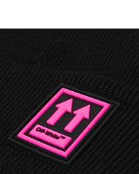 Мужская черная шапка от Off-White