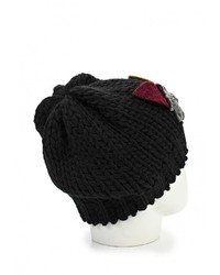 Женская черная шапка от Moronero