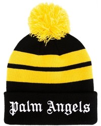 Женская черная шапка от Palm Angels