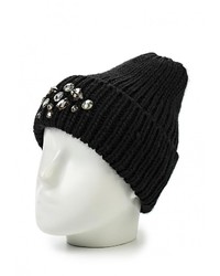 Женская черная шапка от Pieces