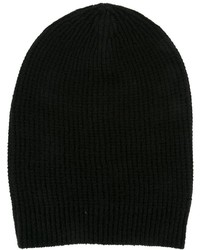 Женская черная шапка от Rick Owens