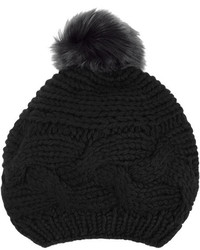 Женская черная шапка от Karl Donoghue